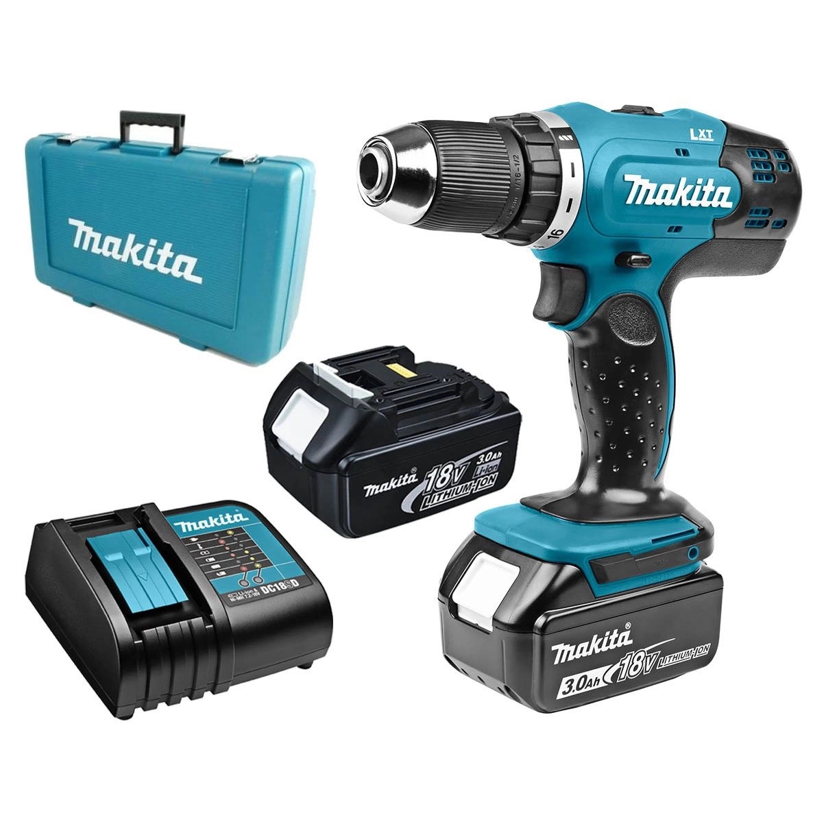 Perceuse visseuse Makita 18V Li-Ion 3 Ah - Ø13 mm - DDF453SFE