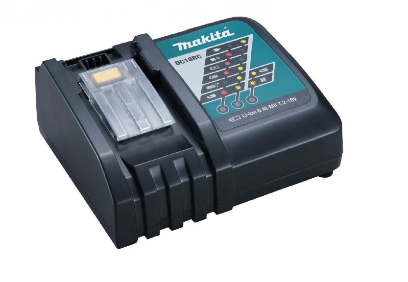 Chargeur rapide Makstar Li-Ion, Ni-Mh 9,6 à 18 V - DC18RC 195584-2 Makita