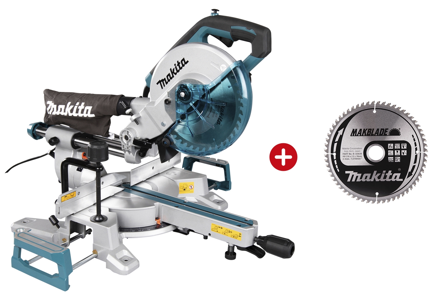 Scie radiale + lame offerte Makita