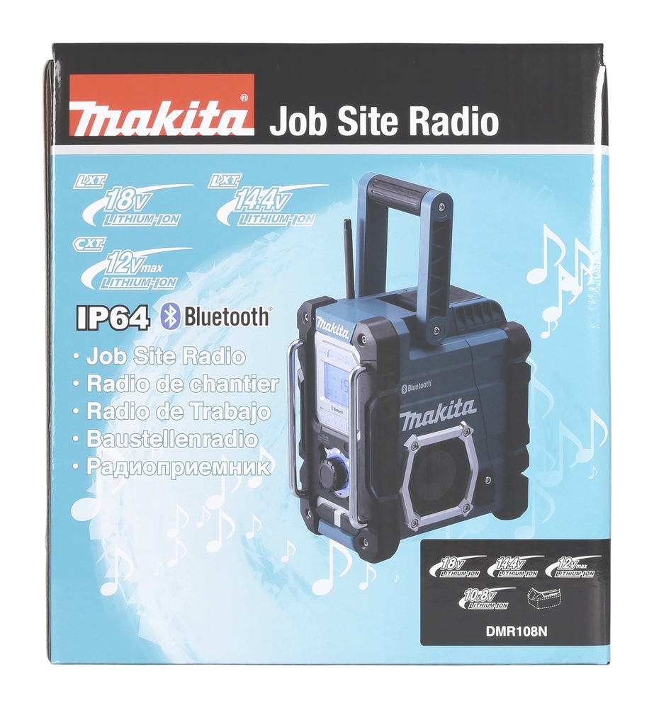 Radio de chantier 7,2 à 18 V bluetooth solo Makita