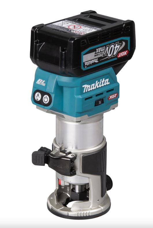 Défonceuse affleureuse XGT 6 et 8 mm 40 V Makita