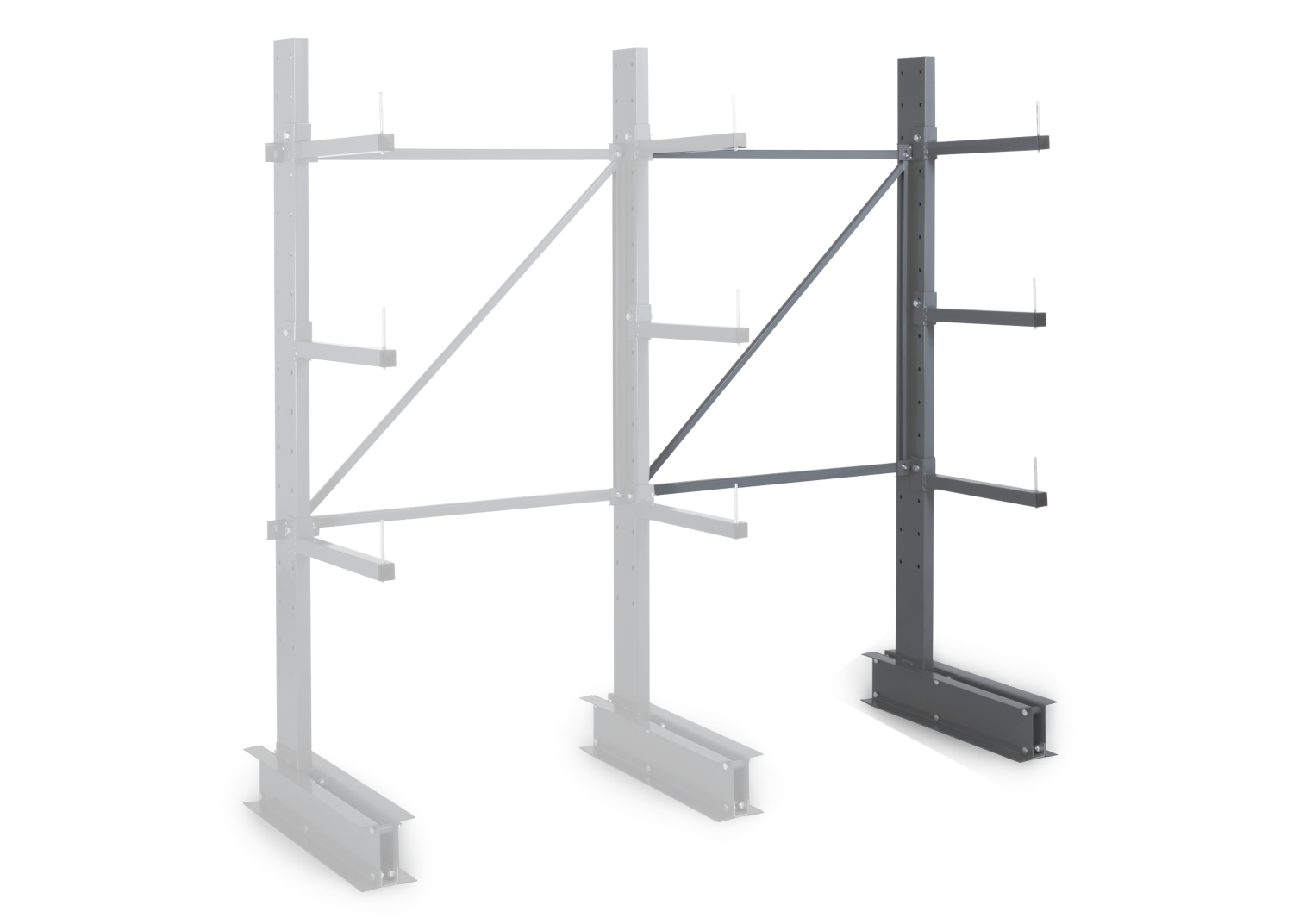 Kit suivant Cantilever lourd simple-face Manorga