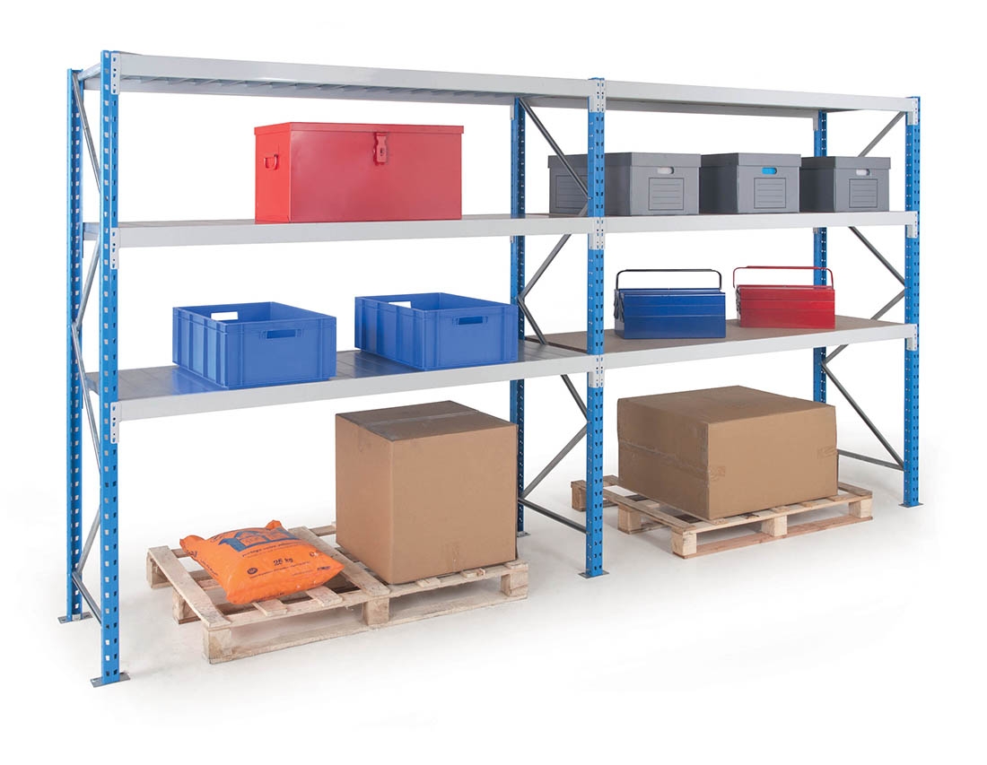 Rayonnage Epsivol one mi-lourd lisse L 1800 x p 800 mm 290 kg suivant Manorga
