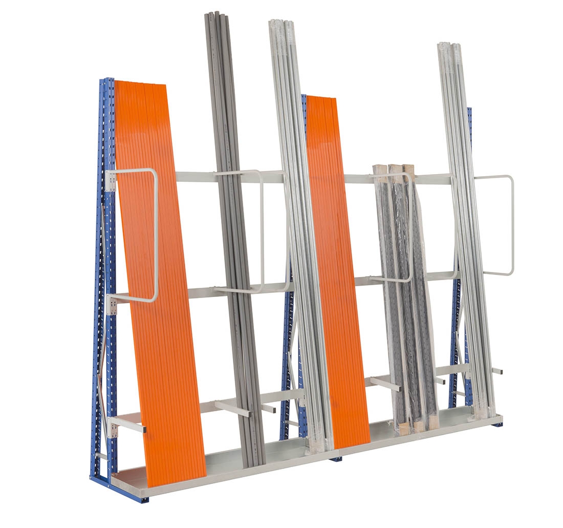 Rayonnage Epsivol stockage vertical simple face Manorga