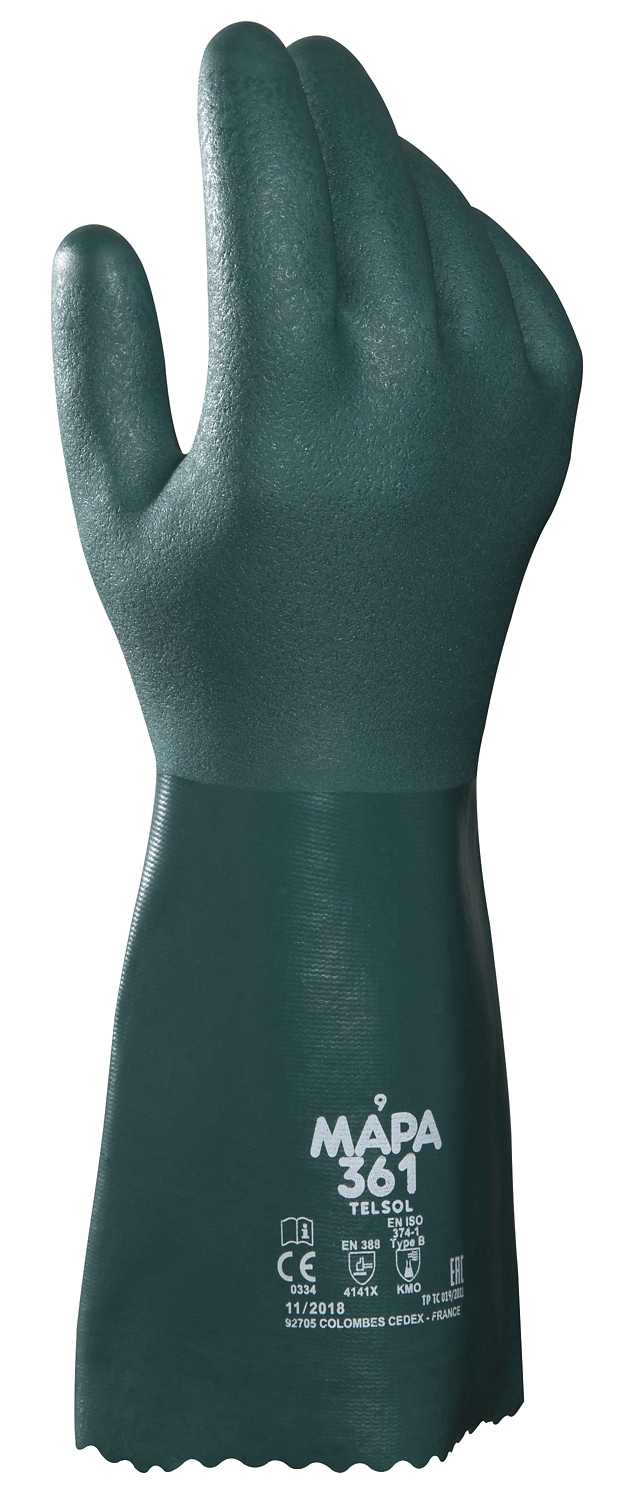 Gants de protection chimique Telsol 361 Mapa Professional