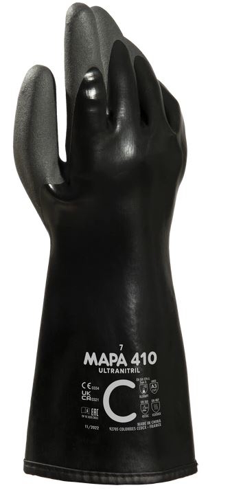 Gants de protection chimique Ultranitril 410 Mapa