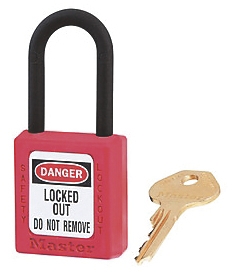 Cadenas de consignation rouge anse 38mm Master Lock