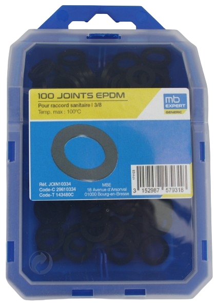  Joint plat EPDM noir 