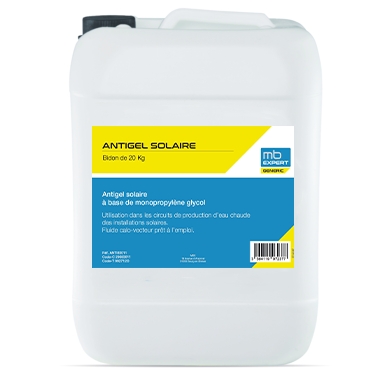 Fluide caloporteur solaire - mono propylène glycol pur - 10 ou 20 Kg