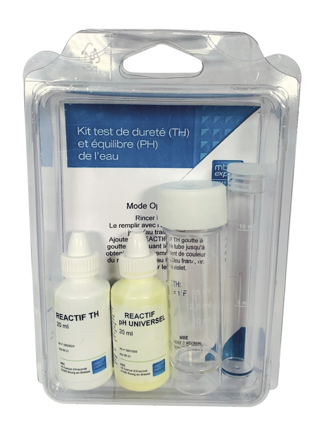  Kit test TH et PH de l'eau 