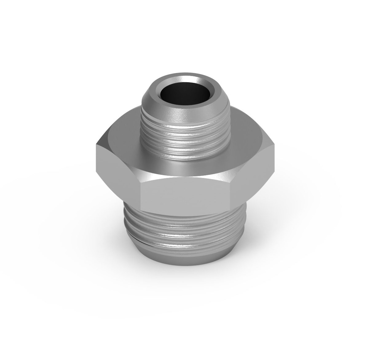 Mamelon inégal mâle cylindrique laiton nickelé