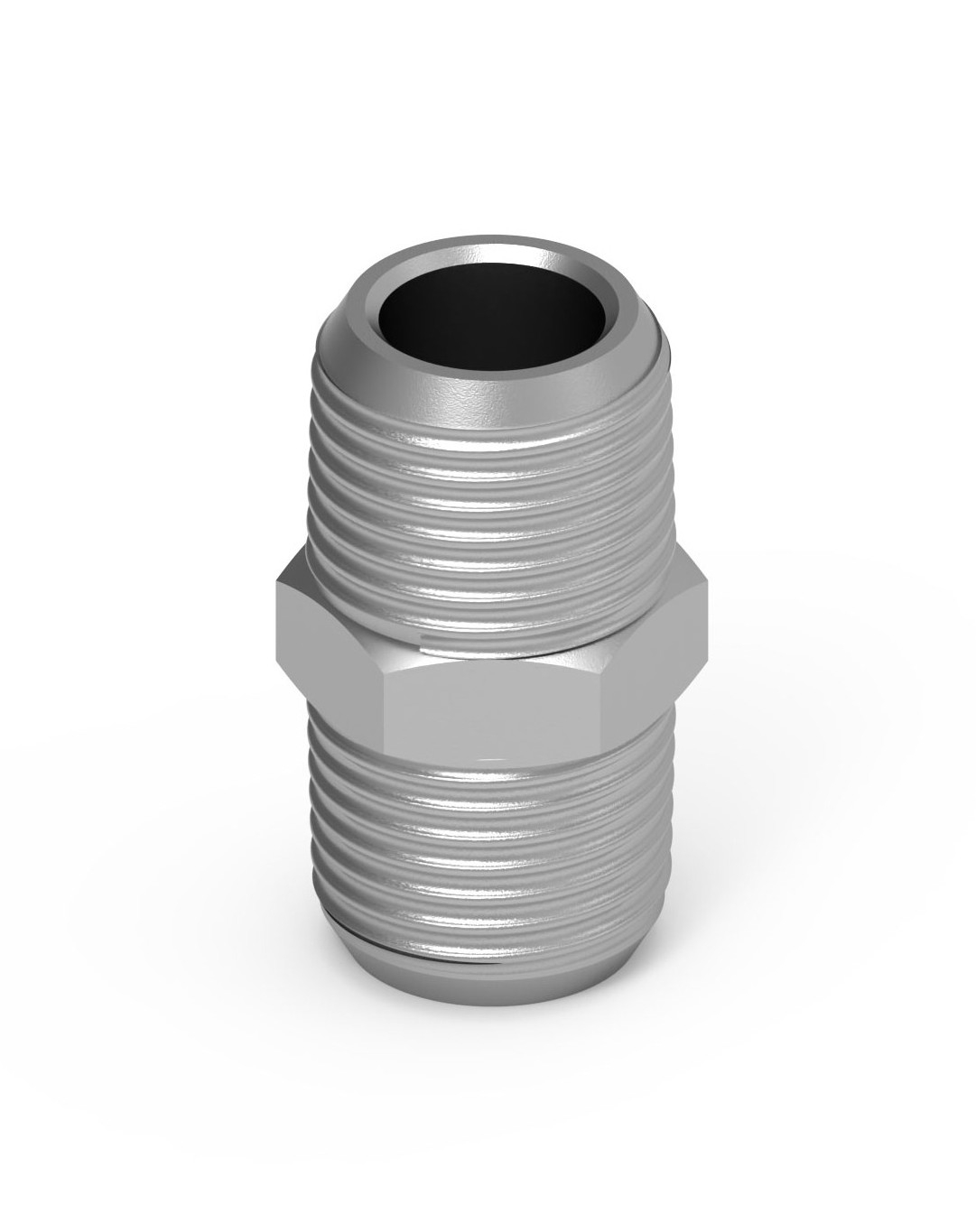 Mamelon égal mâle conique laiton nickelé