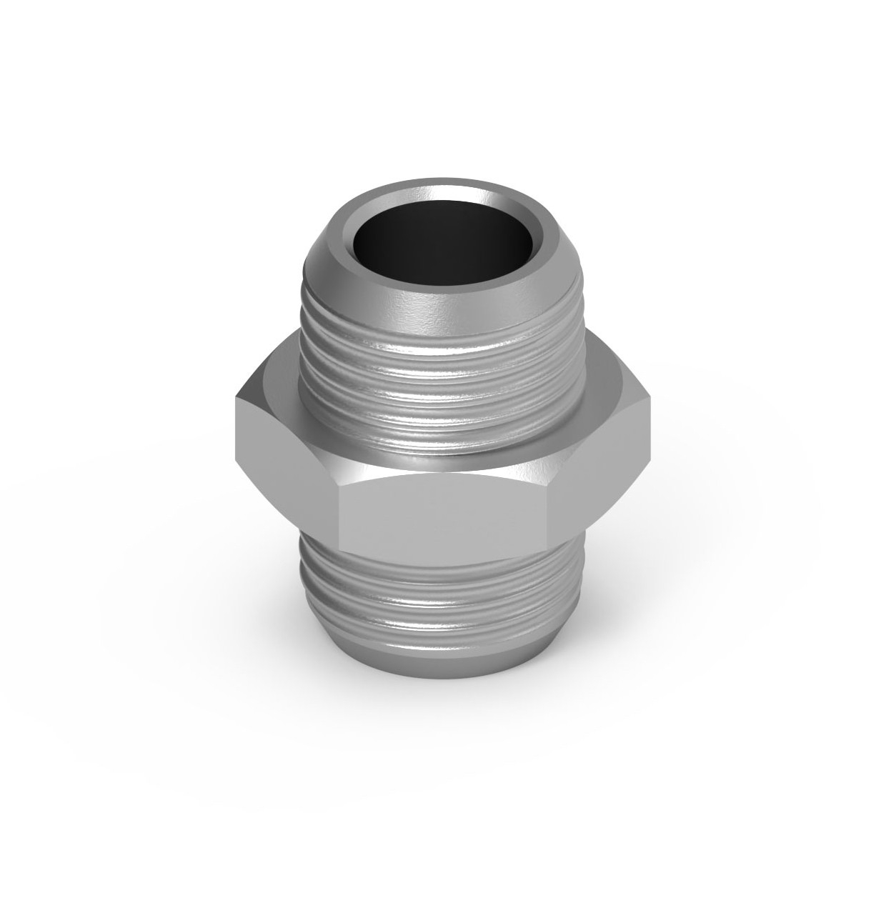 Mamelon égal mâle cylindrique laiton nickelé