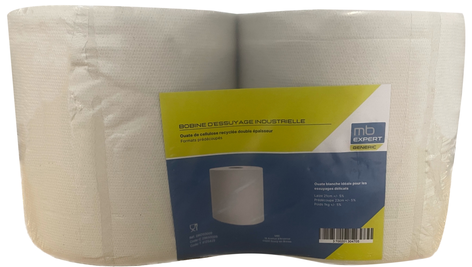  Ouate micro gauffrée 2 plis 1 kg 