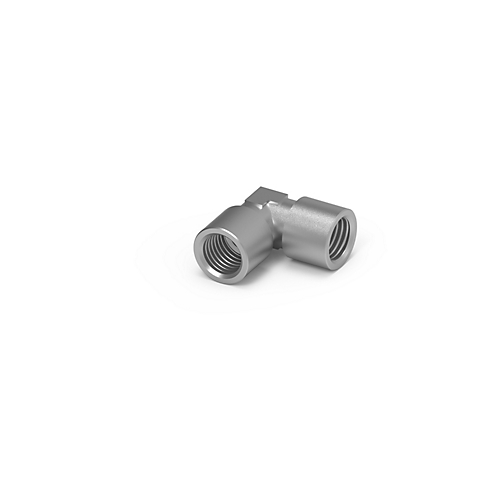 Coude 90° femelle femelle cylindrique laiton nickelé MB Expert Generic