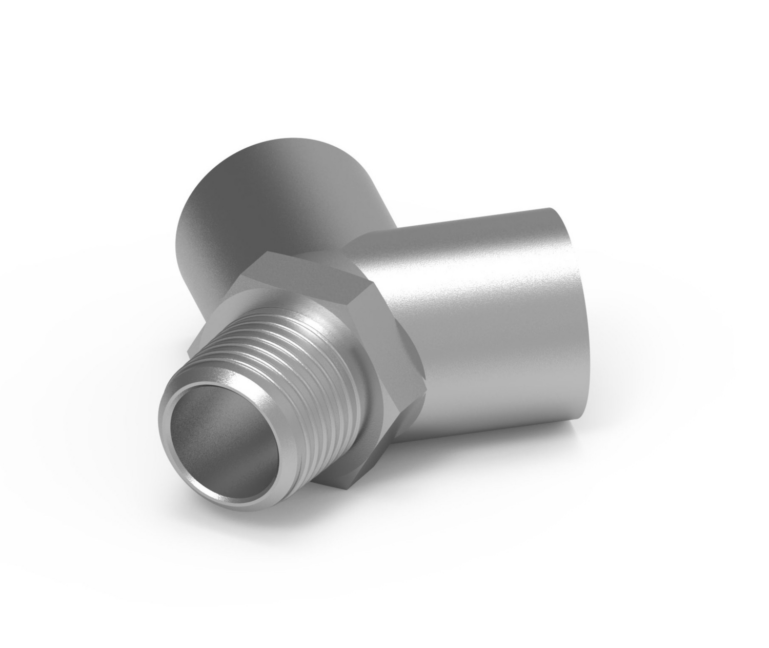 Y femelle / femelle mâle au centre laiton nickelé