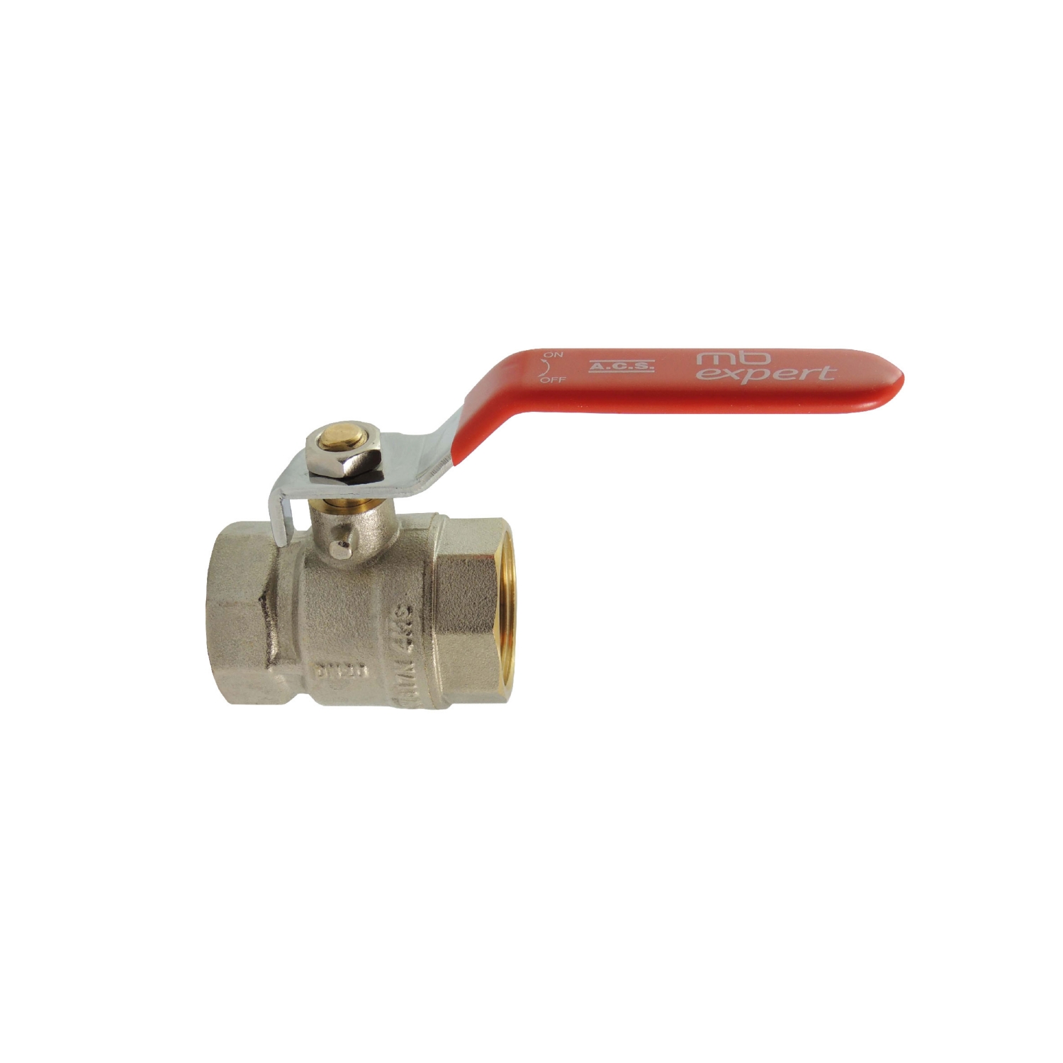  Vanne à boisseau laiton - Poignée plate FF 