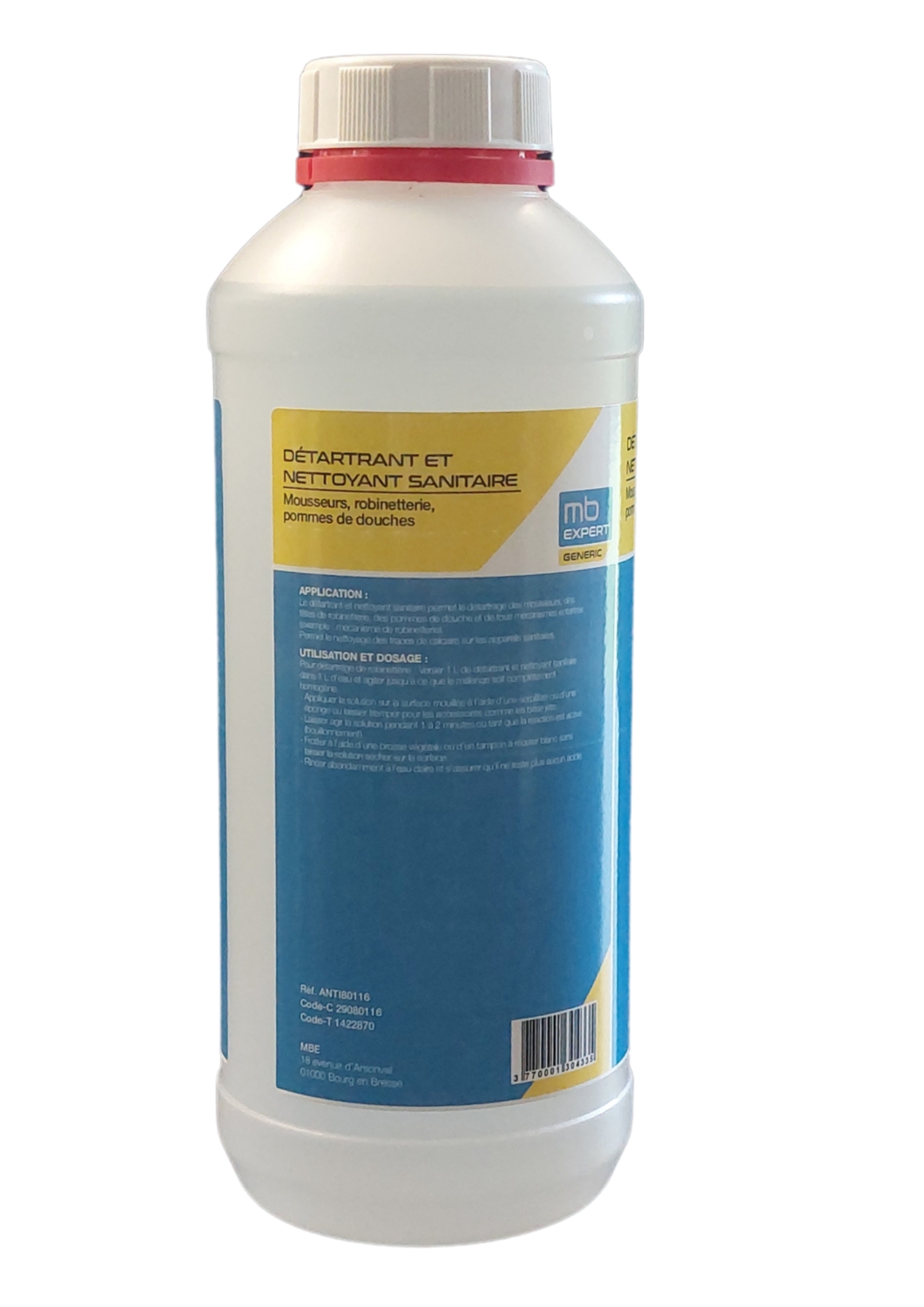 Détartrant et nettoyant sanitaire MB Expert