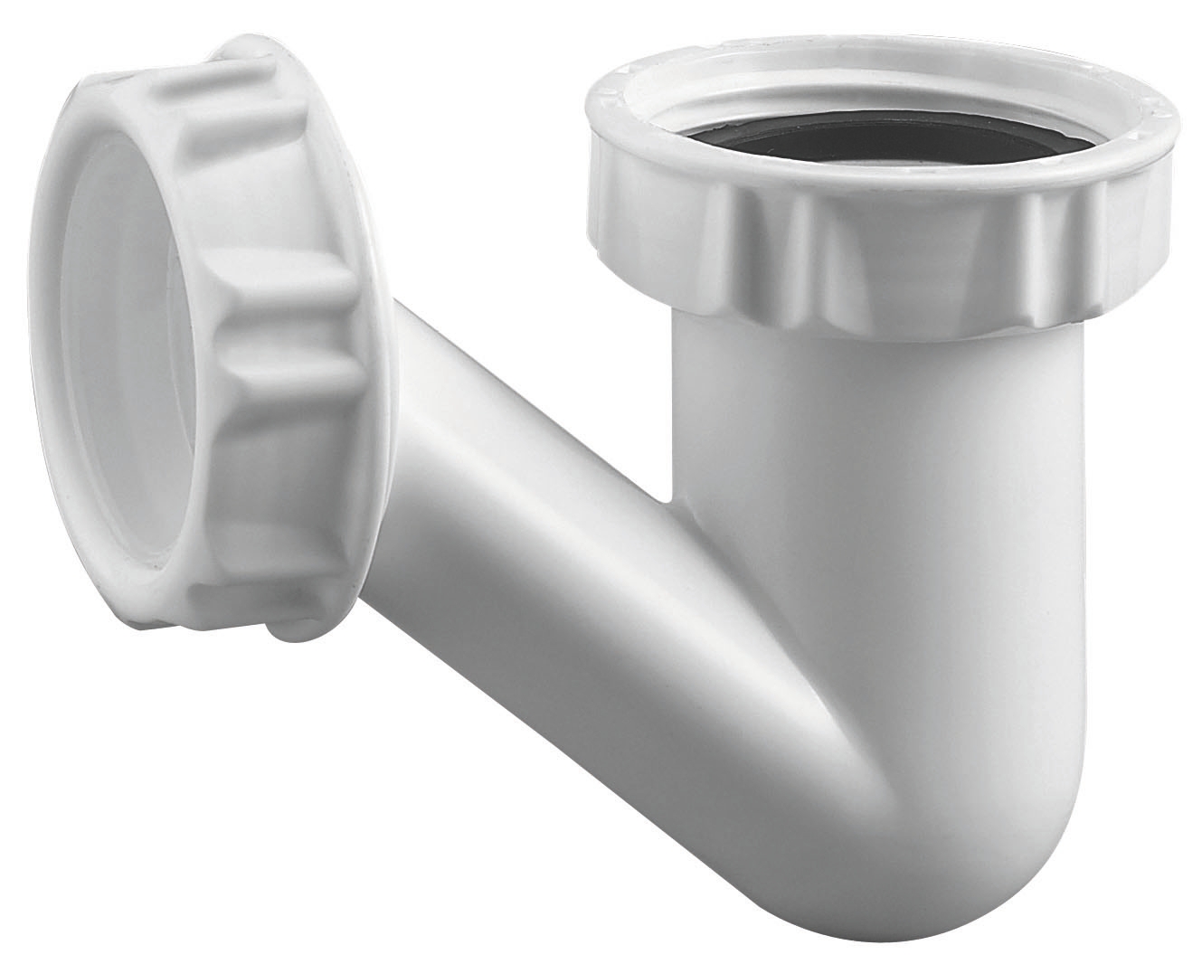 Siphon bidet plastique en V non réglable diamètre 32 mm