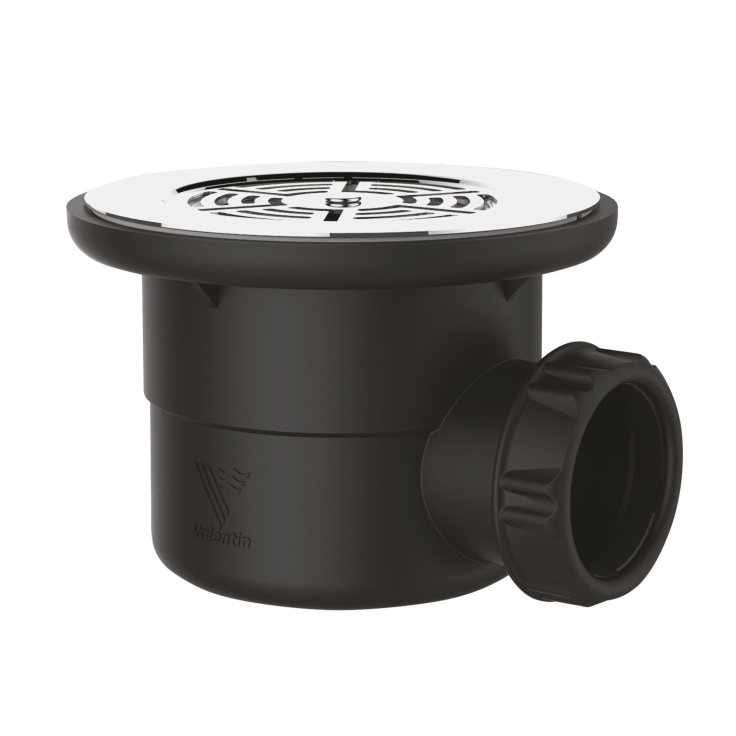 Bonde de douche SH diamètre 90 mm avec grille inox MB Expert