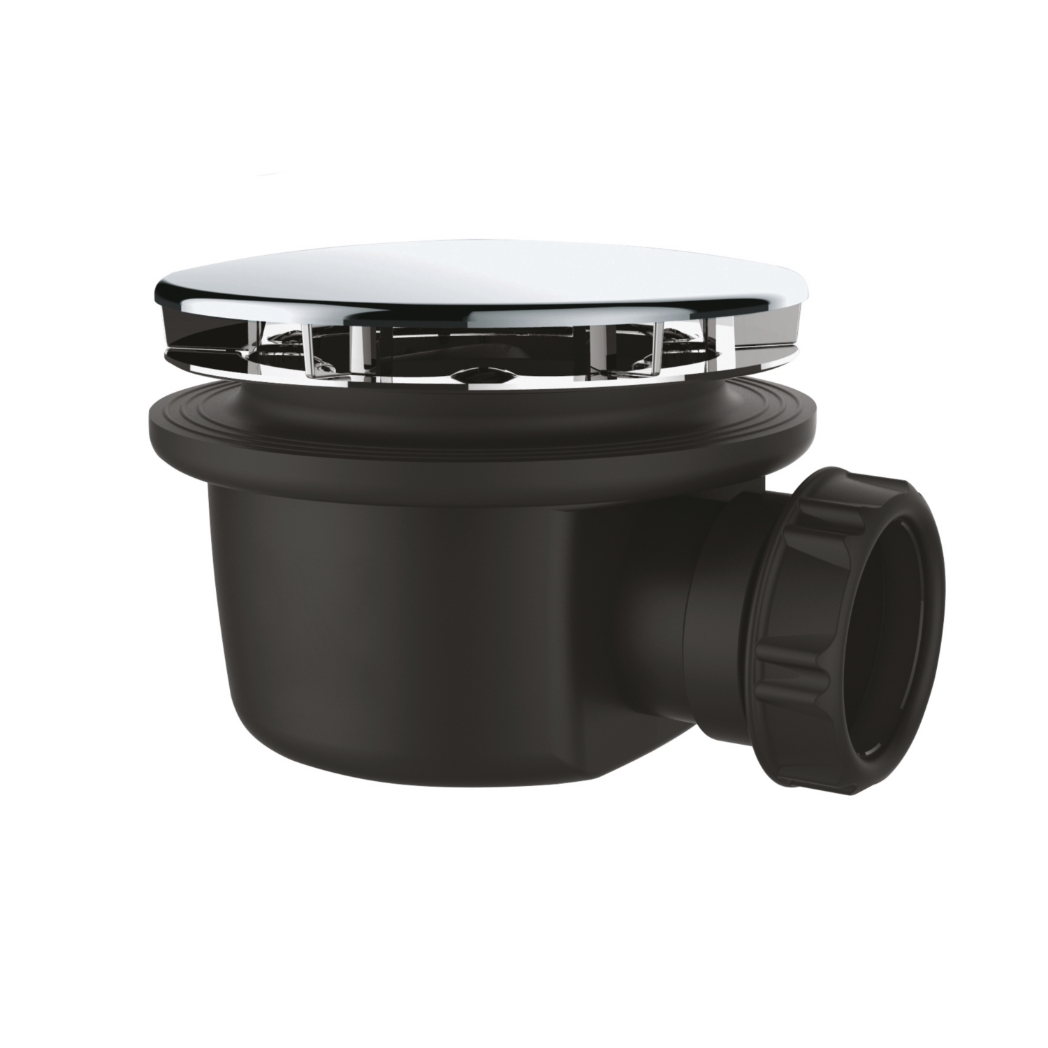 Bonde de douche extra-plate sortie horizontale avec capot MB Expert
