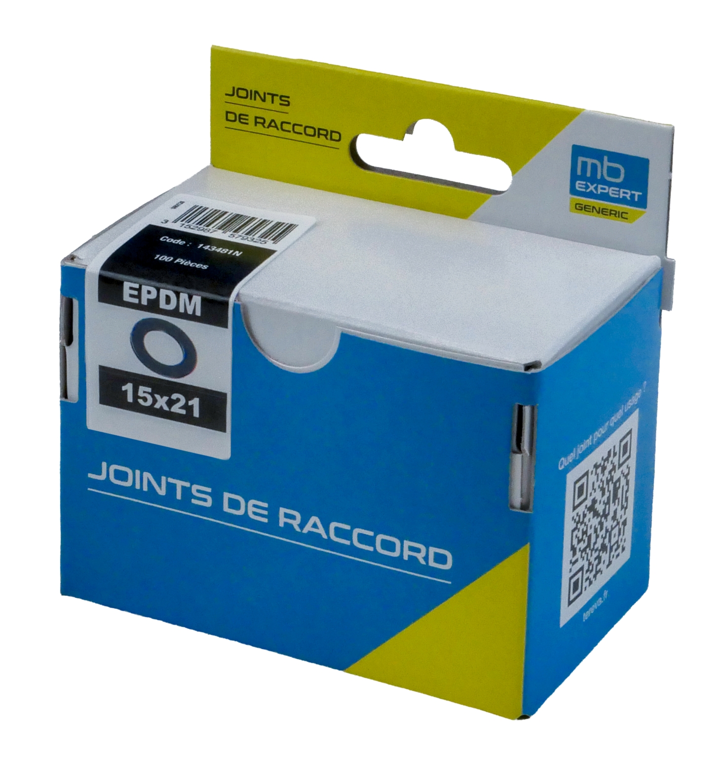 Joint plat EPDM noir