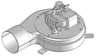 Extracteur de fumées - moteur + volute RED