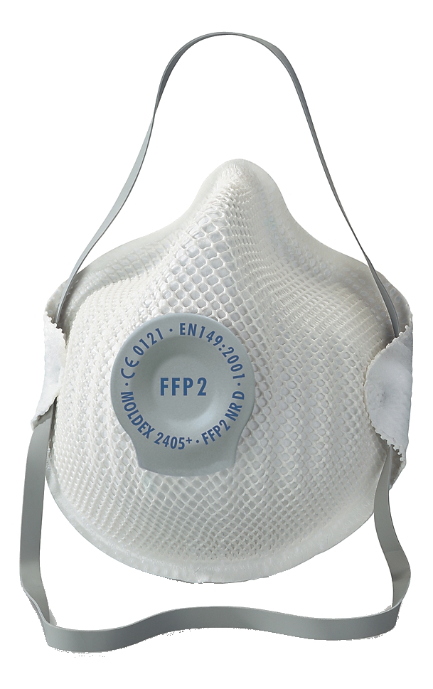 Masque jetable anti-poussière avec soupape Classique 2405 - FFP2 NR D Moldex