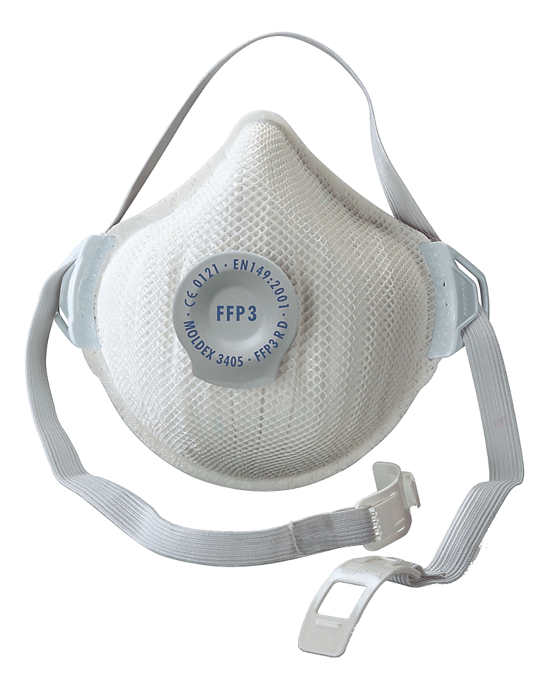 Masque réutilisable anti-poussière avec soupape Air Plus 3405 - FFP3 R D Moldex