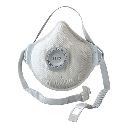 Masque réutilisable anti-poussière avec soupape Air Plus 3405 - FFP3 R D Moldex