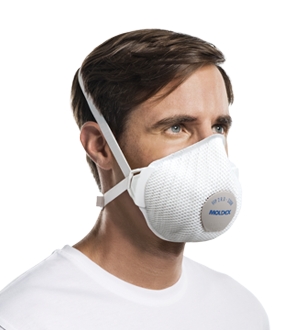 Masque réutilisable anti-poussière avec soupape Air Plus 340801 - FFP3 R D Moldex