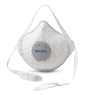 Masque réutilisable anti-poussière avec soupape Air Plus 340801 - FFP3 R D Moldex