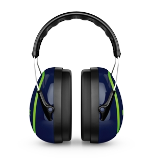 Casque antibruit jaune M4 avec serre-tête SNR 30 dB Moldex