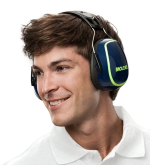 Casque antibruit jaune M4 avec serre-tête SNR 30 dB Moldex