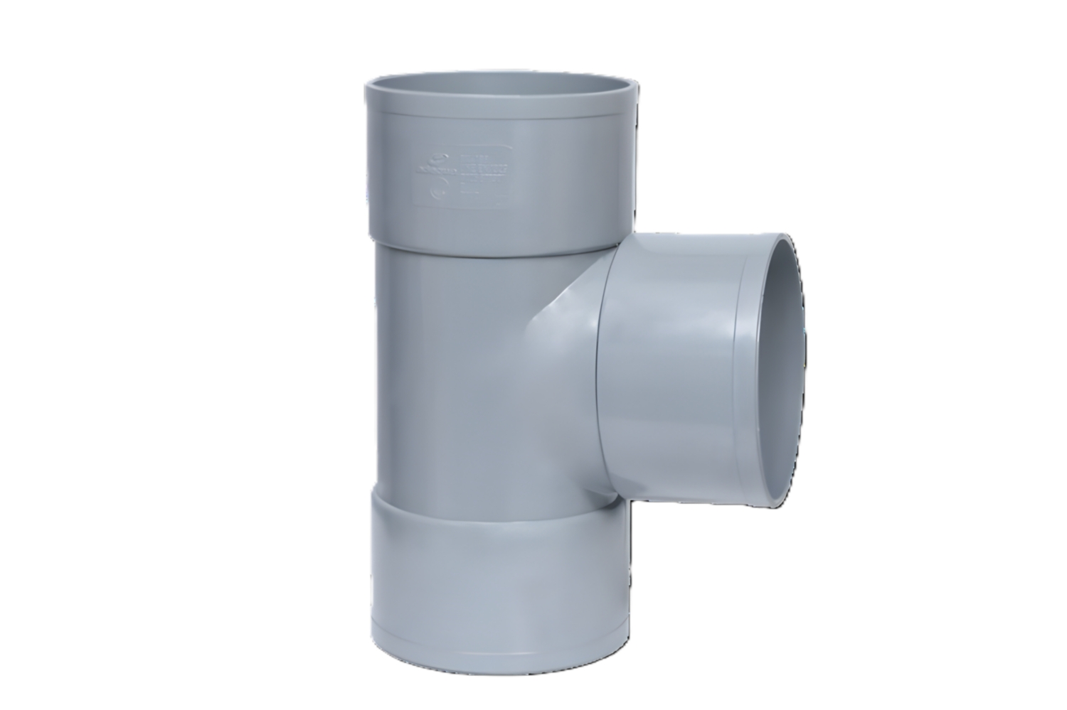 Té pied de biche Evac+ PVC à 87°30 FF 