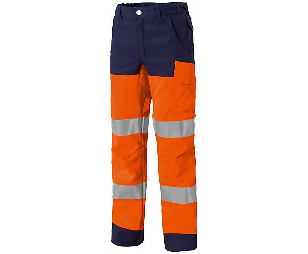 Pantalon Luklight HV EJ: 78 cm - Orange / Gris Molinel