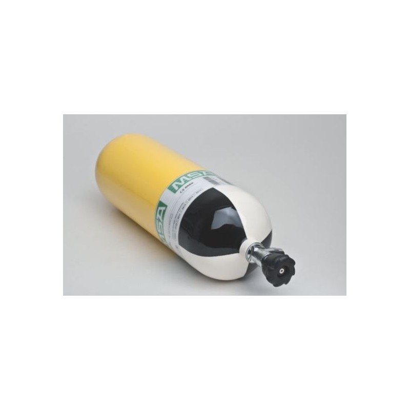 Bouteille d'air comprimé en acier 300 bars MSA Safety