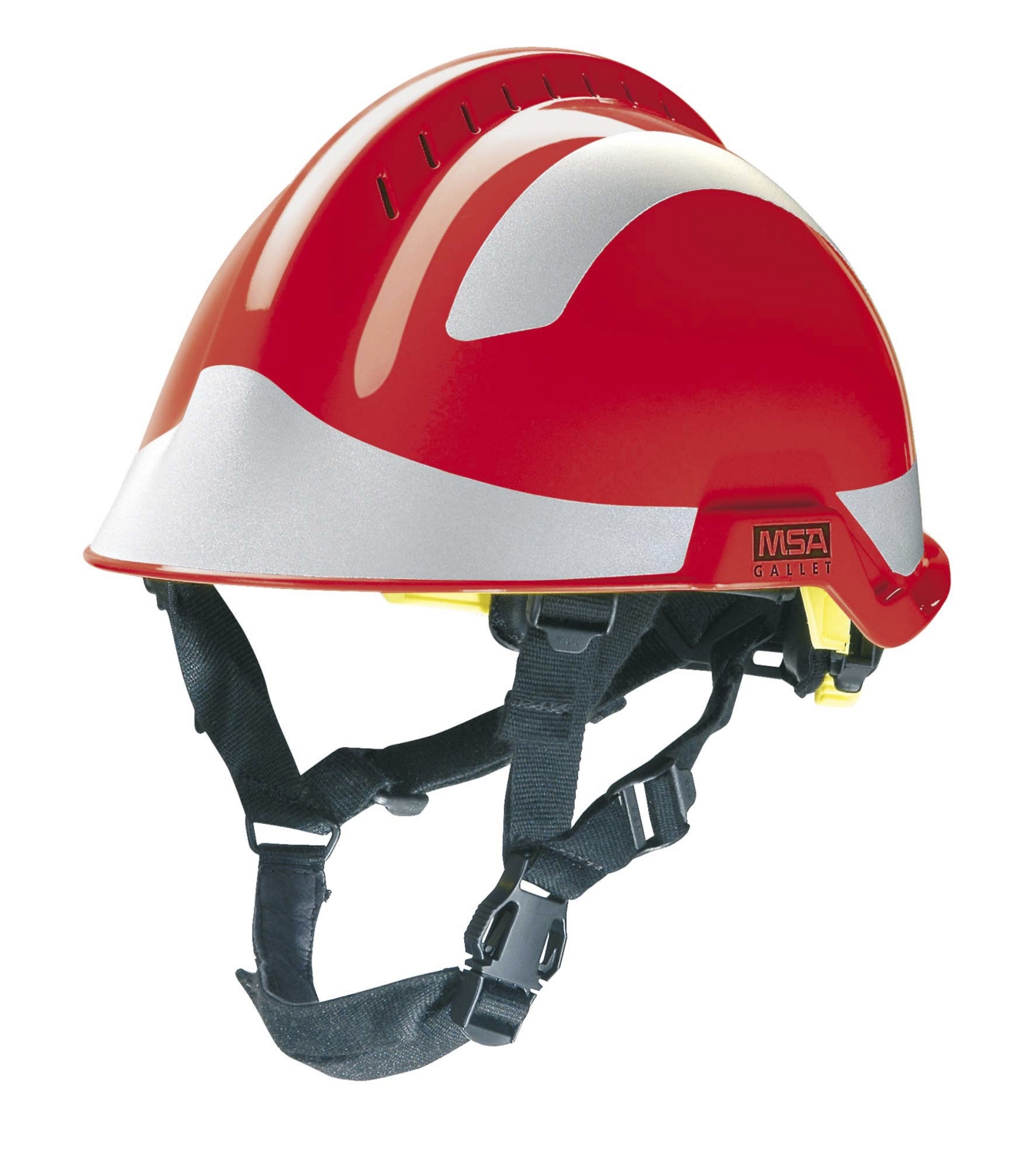 Casque de pompier rouge F2 X-TREM MSA Safety