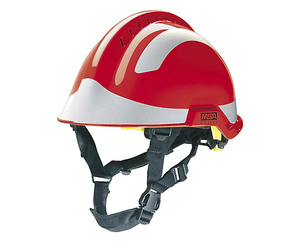 Casque de pompier rouge F2 X-TREM MSA Safety