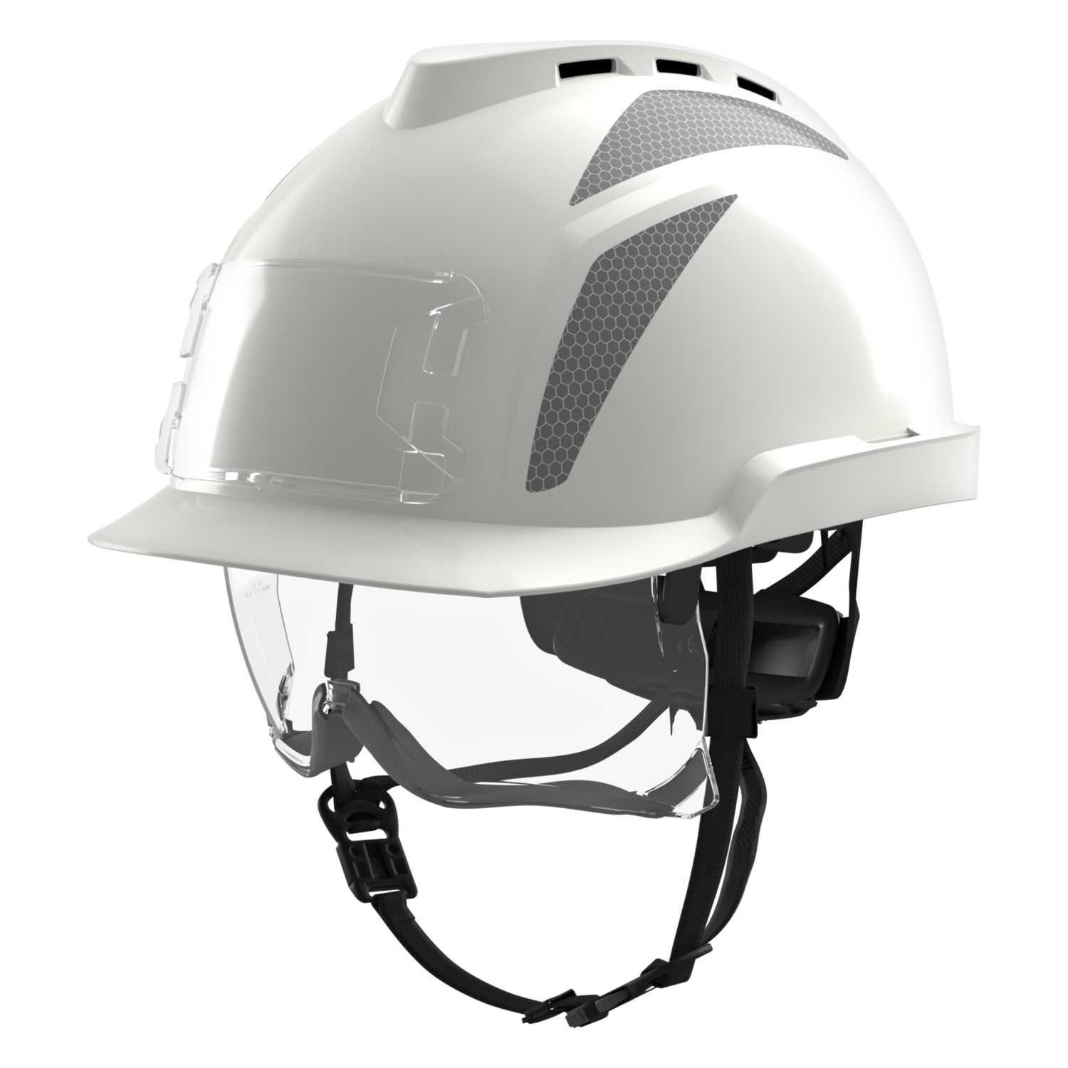 Casque industriel ventilé avec surlunette intégrée V-Gard 930 MSA Safety