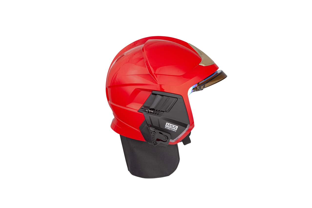 Casque Sapeurs-Pompiers Gallet F1XF avec bavolet