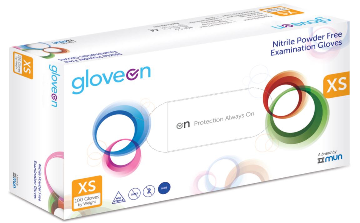 Gants jetables nitrile non poudré Nex Alliance