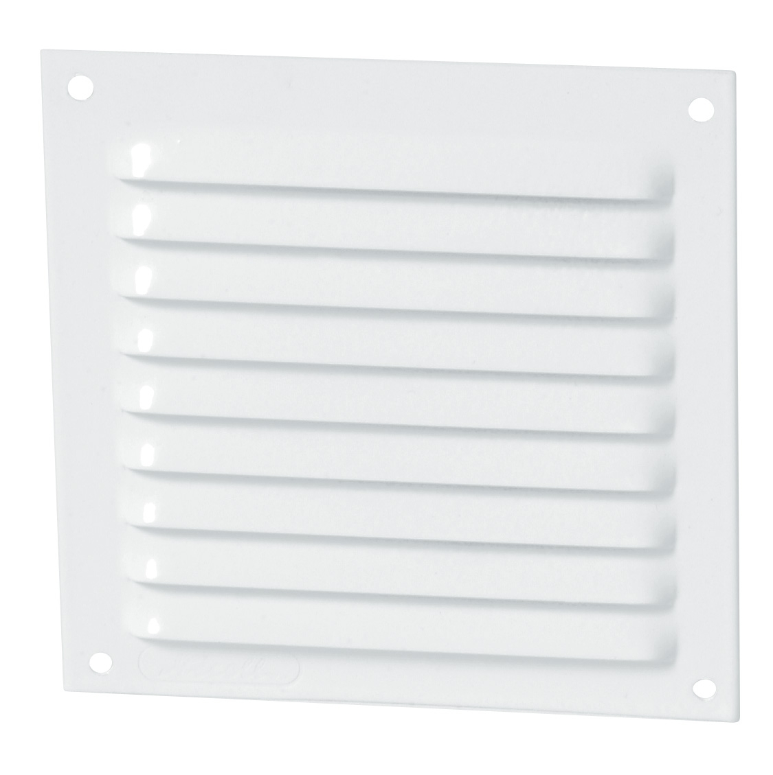  Grille de ventilation alu blanche avec moustiquaire 