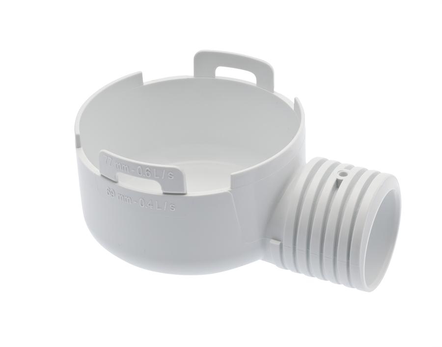 Adaptateur Siphonnette sortie horizontale ADSIHJ Nicoll