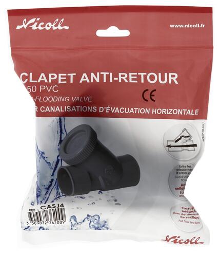 Clapet anti-retour PVC Nicoll