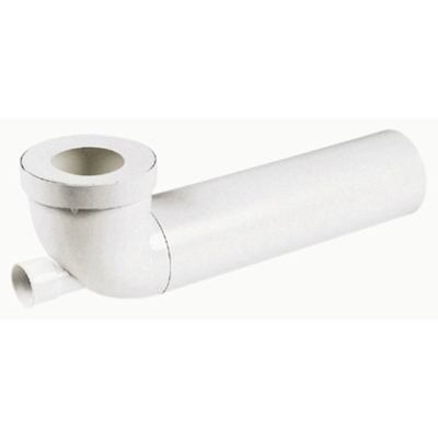 Pipe WC sortie droite Nicoll - Diamètre raccord 100 mm - PVC blanc