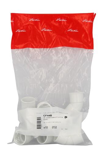 Coude 45° PVC FF - Blanc Nicoll