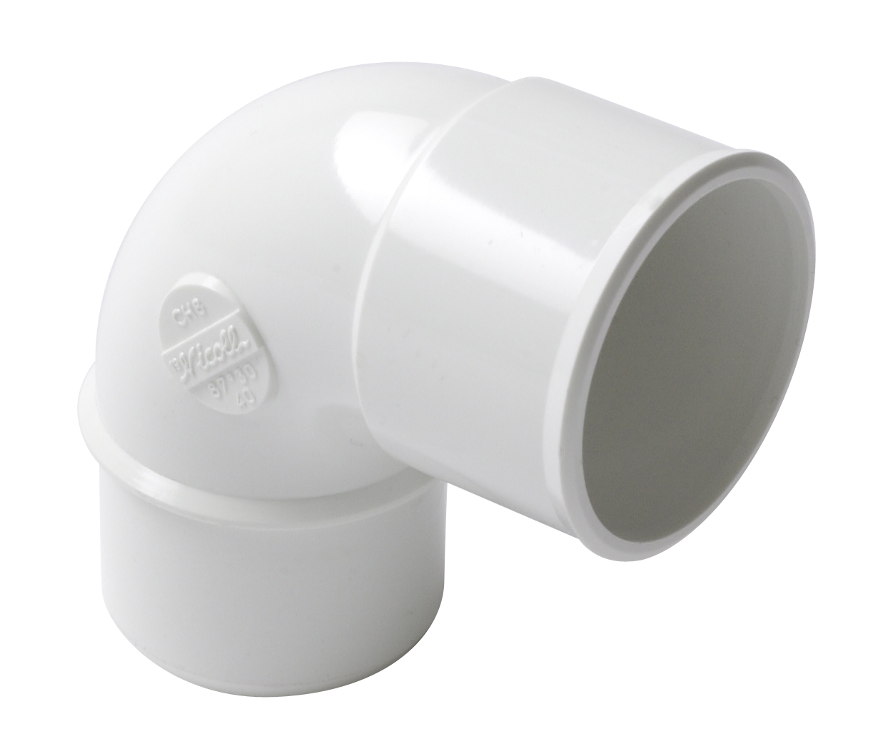Coude 87°30 PVC MF - Blanc Nicoll
