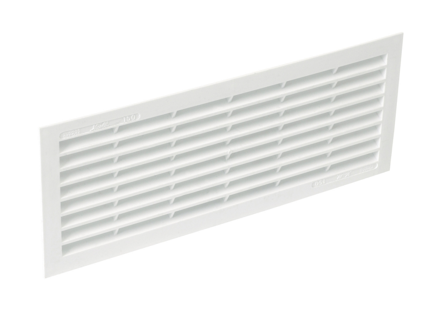 Grille de ventilation menuiserie avec moustiquaire Nicoll