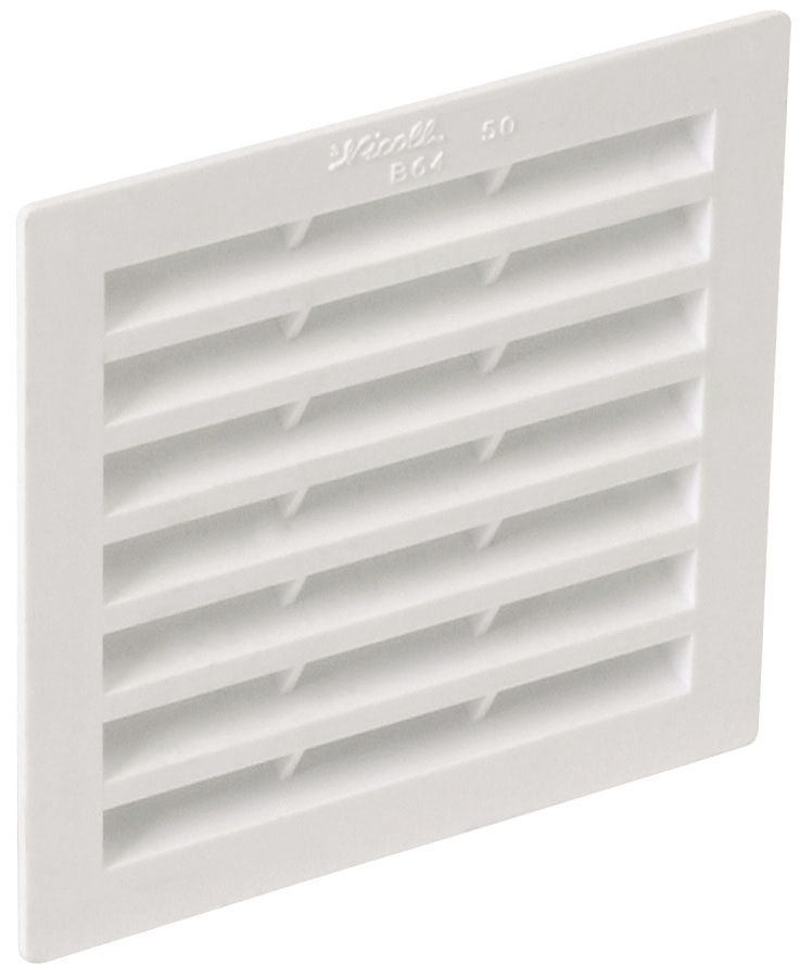 Grille de ventilation menuiserie avec moustiquaire Nicoll